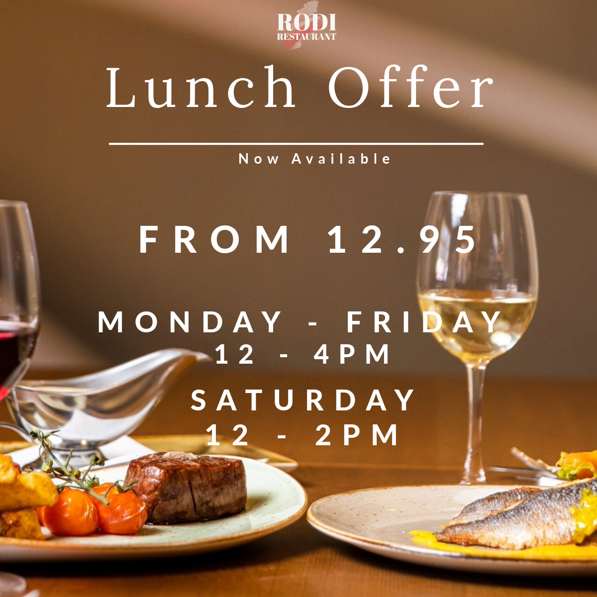 Lunch Offer - Rodi Greek Restaurant Welwyn
