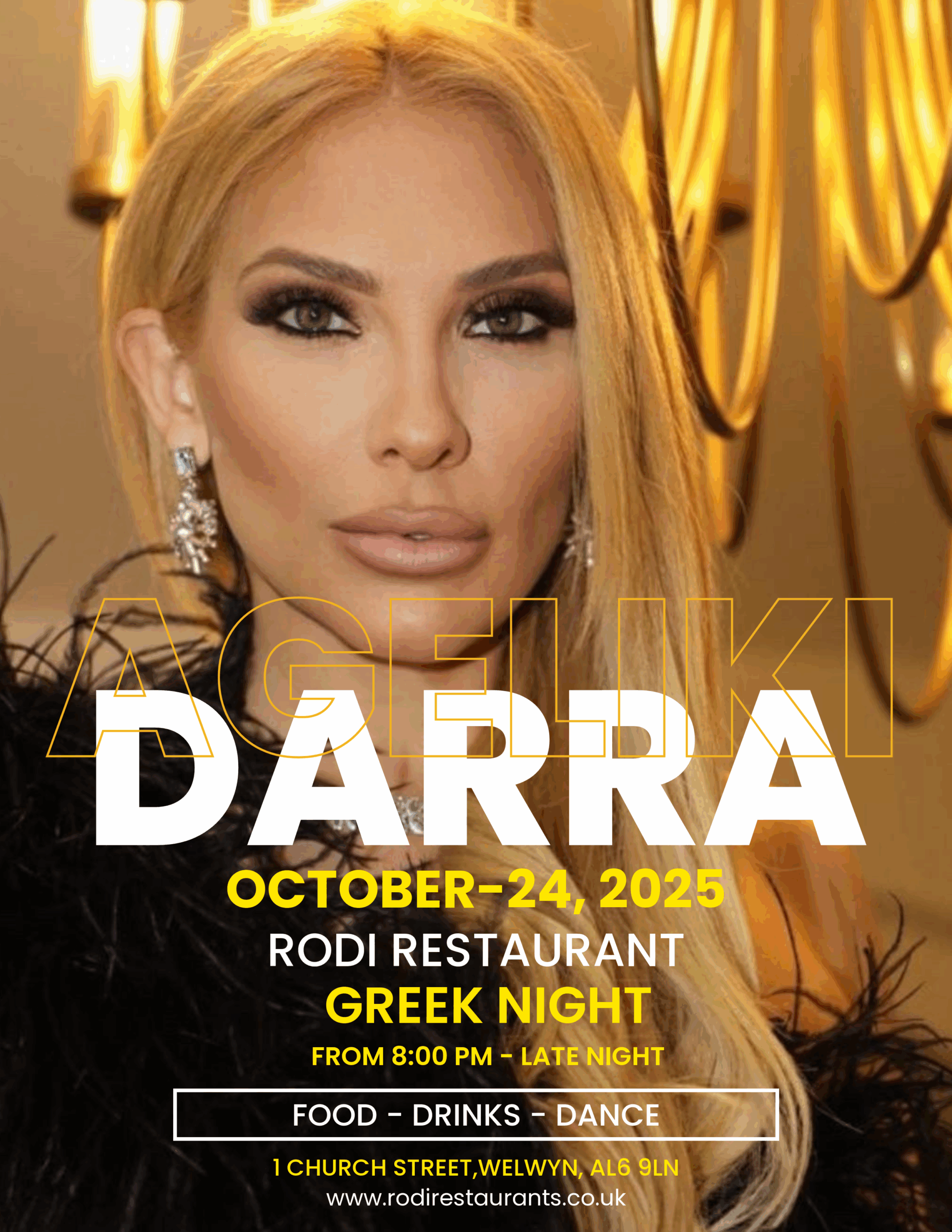 Greek Night Rodi Restaurant Ageliki Darra October 2025