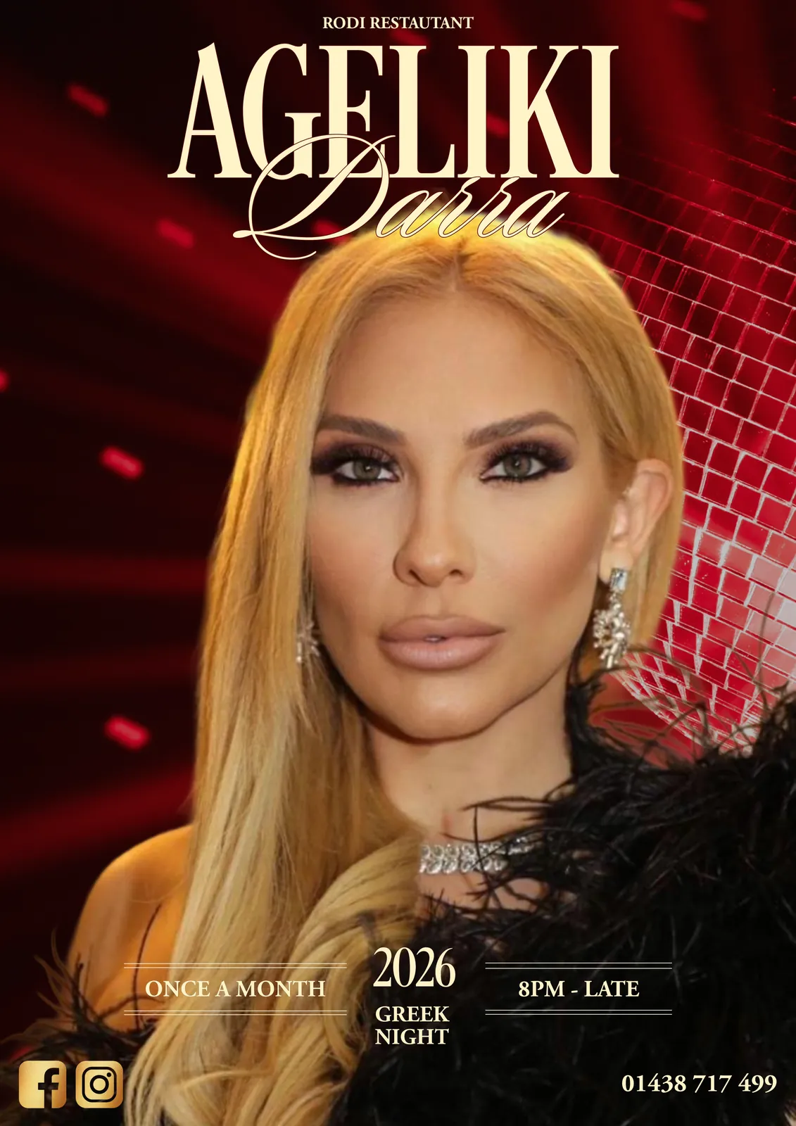 Greek Night with Ageliki Darra at Rodi Restaurant